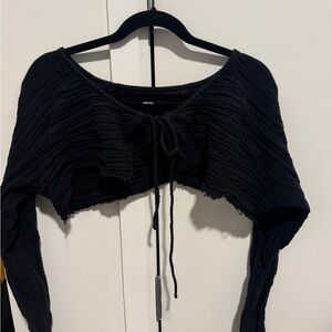 Urban Outfitters Black Knit Top